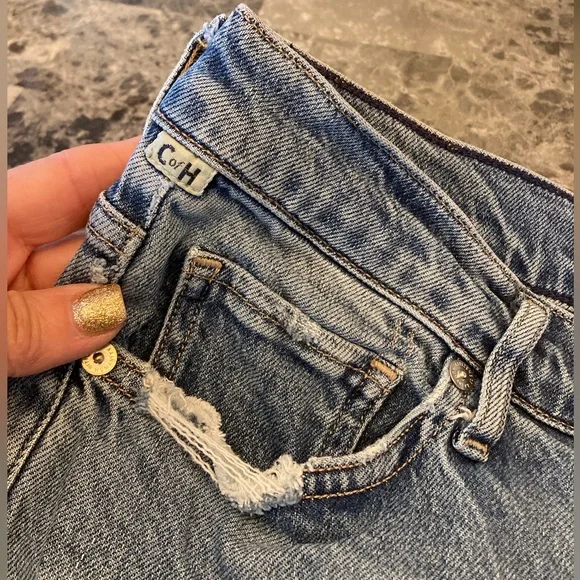 Citizens Of Humanity Olivia High Rise Slim Ankle Frayed Streetwear Jean WM 31 - Picture 8 of 16